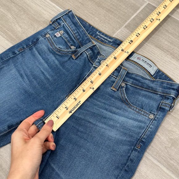 AG Adriano Goldschmied The Low-Rise Legging Ankle Super Skinny Distressed Jeans - Picture 12 of 16